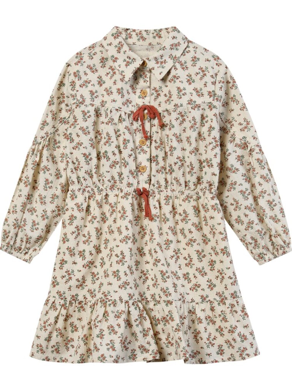 Vignette Floral Fall Winter woven dress size 5 - Picture 2 of 2